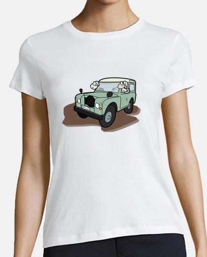 Camiseta Ovejas en Land Rover