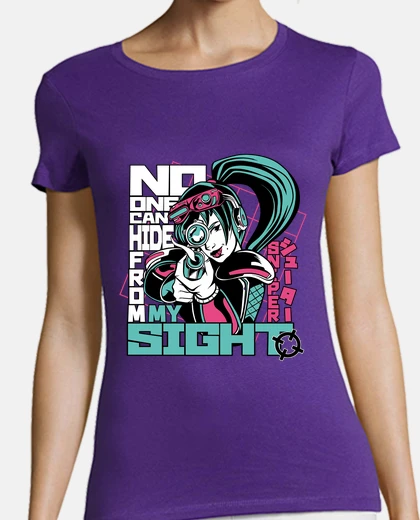 T-shirt Overwatch gioco widowmaker