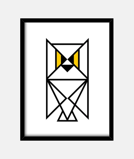 Framed owl frame