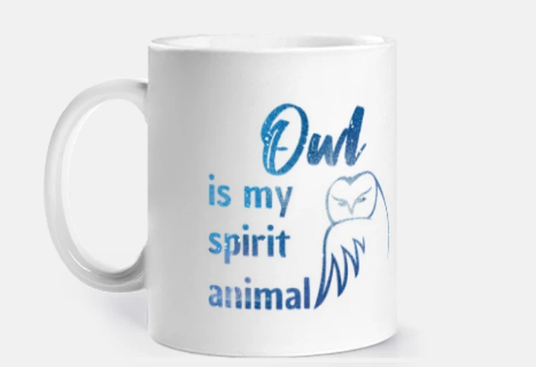 Mug Owl is my spirit animal Blue