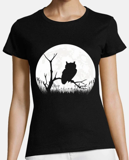 T-shirt Owl Moon Sleepshirt Gift