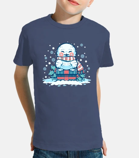 Abbigliamento owlways ama il natale - maglietta per bambini