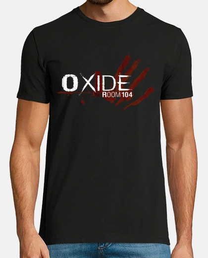 T-shirt oxide room 104 - bloody hand logo