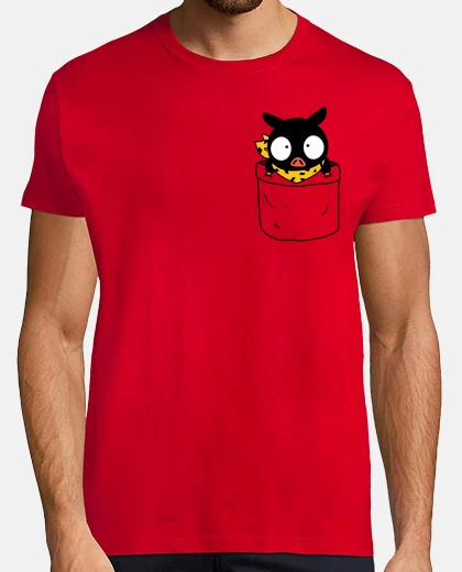 T-shirt P-chan in a pocket guy