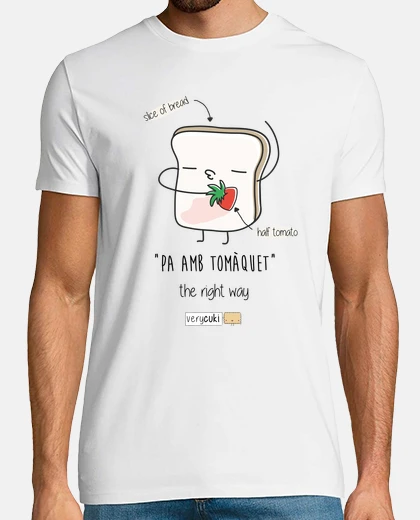 Camiseta Pa amb tomàquet - claro