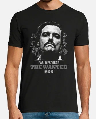 T shirt hot sale narcos uomo