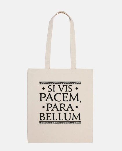 Pacem negro bolsa blanca