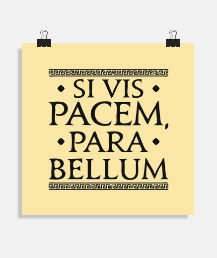Pacem negro poster