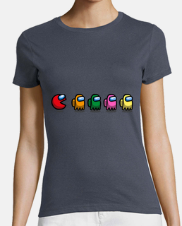 Pacman is among us - camiseta mujer