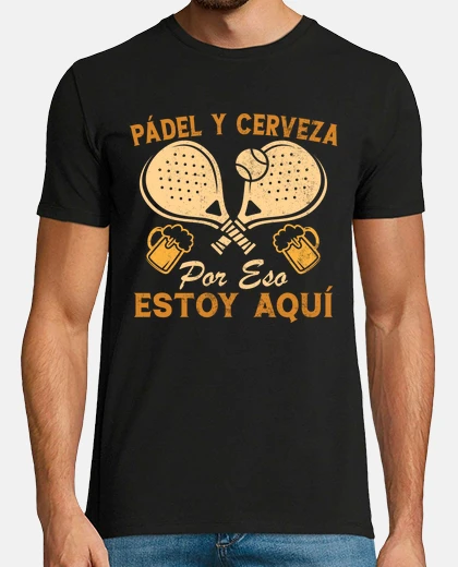 T-shirt paddle tennis and beer that39s why I39m