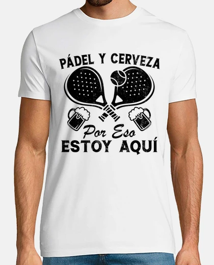 T-shirt paddle tennis and beer that39s why I39m