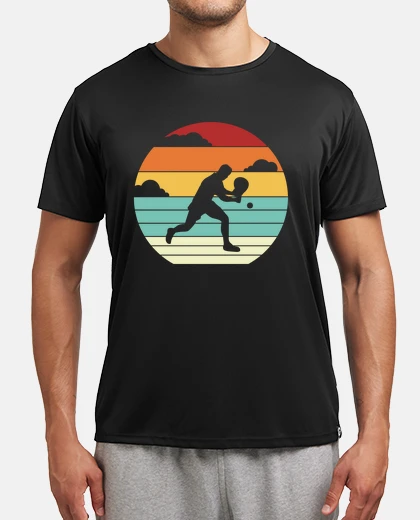 T-shirt paddle tennis piattaforma tennis spiagg