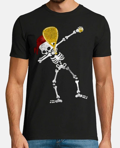 T-shirt Padel Dabbing Skeleton