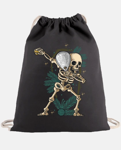 Bag padel dabbing skeleton padel player