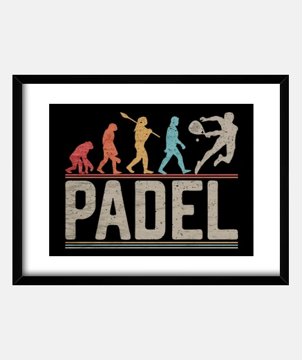 Framed padel evolution padel player