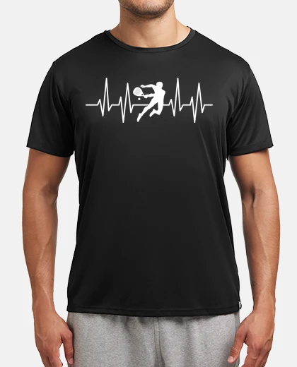 T-shirt padel heartbeat padel player gift