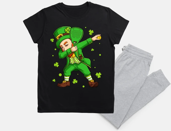 Pyjama padel leprechaun st patricks day