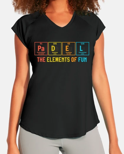 Tee-shirt padel les éléments de plaisir