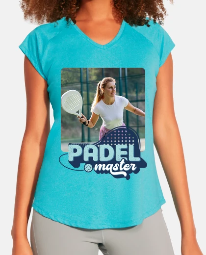 Camiseta padel master con foto personalizable