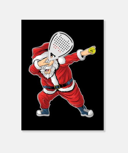 Tableau padel père noël père noël padel