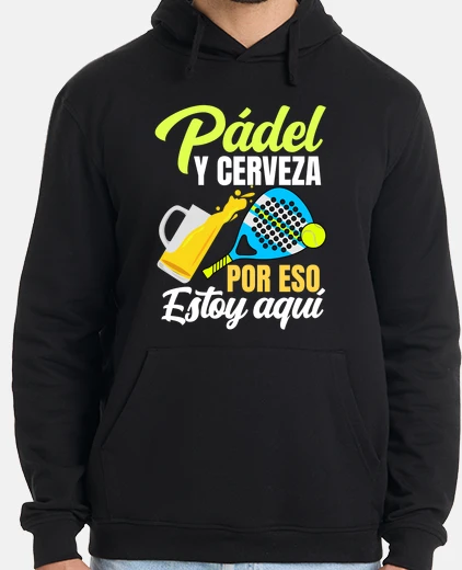 Hoodie padel player paddle tennis paddle tenni