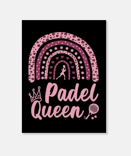 Wall padel queen gift padel player