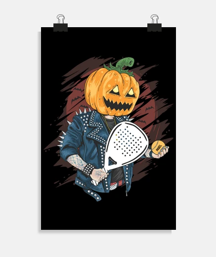 Poster padel racket halloween costume