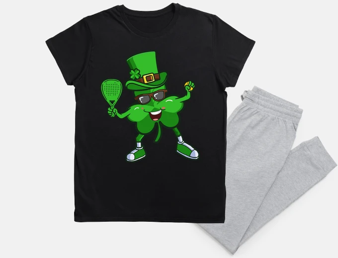 Pyjama padel shamrock st patricks day