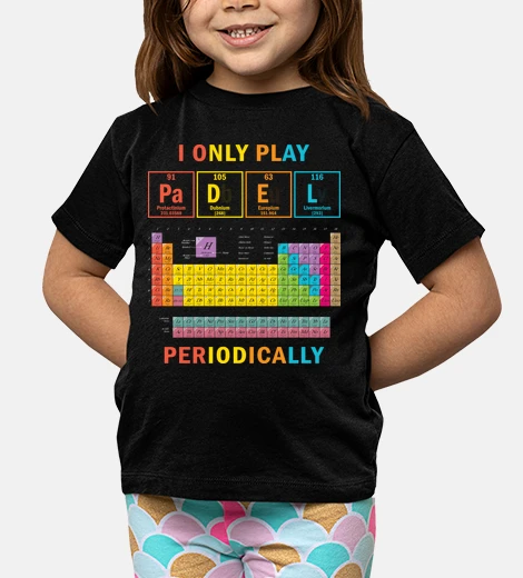 Abbigliamento Padel Tennis divertente Periodic Table