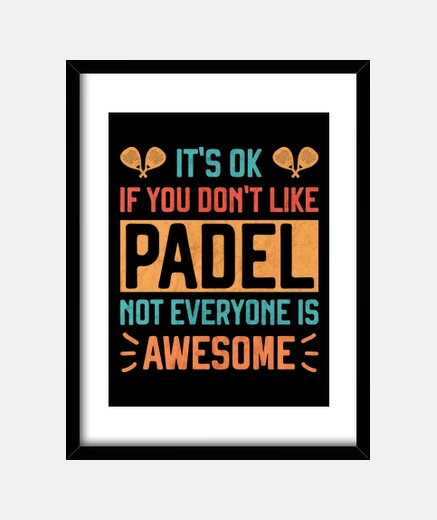 Framed padel tennis fun paddle tennis