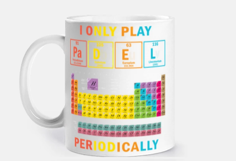 Cup padel tennis fun periodic table