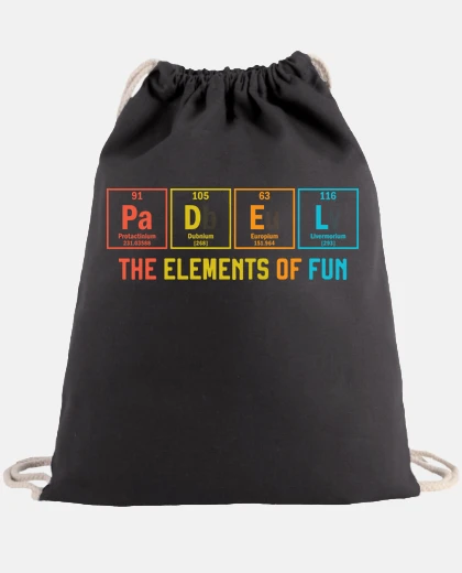 Bag padel the elements of fun