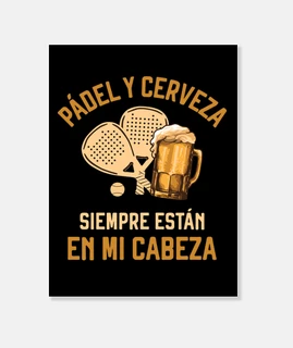 padel y cerveza jugador de padel