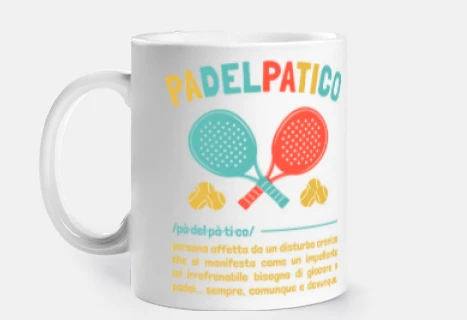 padelpato funny padel writing