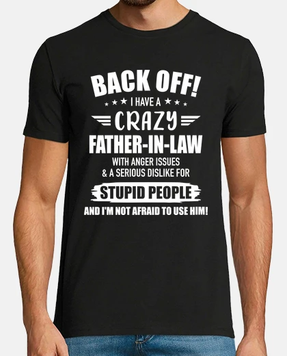 T-shirt padre pazzo divertente