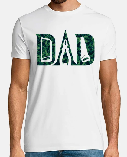 T-shirt padre tuttofare pinze sega legno lavora