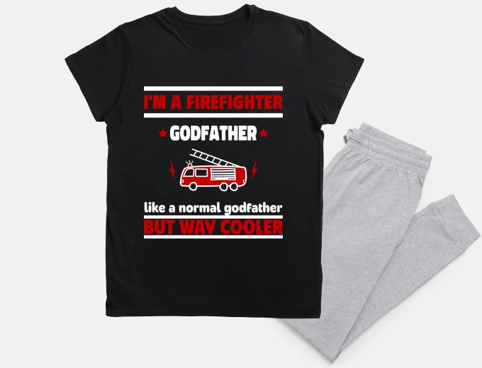 Pigiama padrino del pompiere camion dei pompier