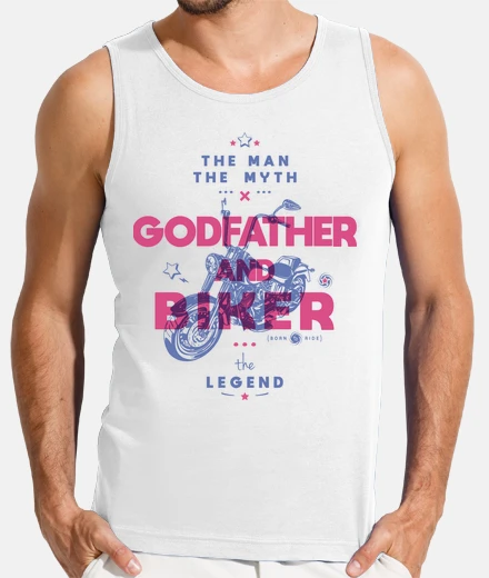 T-shirt padrino e motociclista