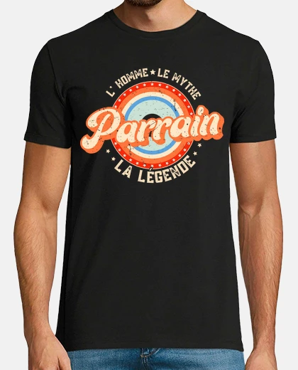 Camiseta padrino el hombre el mito la leyenda