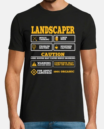 T-shirt paesaggista