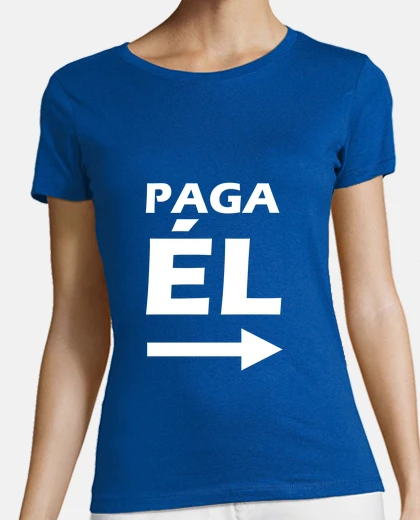 T-shirt pagagli una ragazza