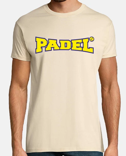 Tee-shirt pagaie jaune et bleue
