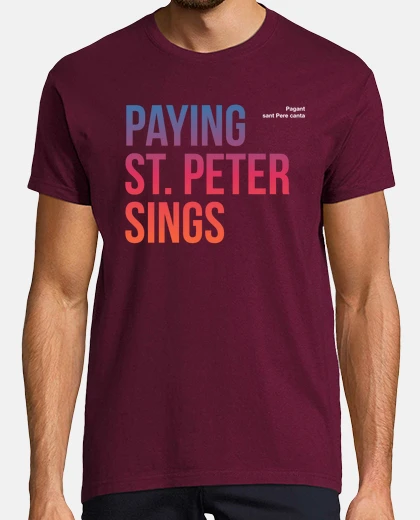 Camiseta Pagant sant Pere canta