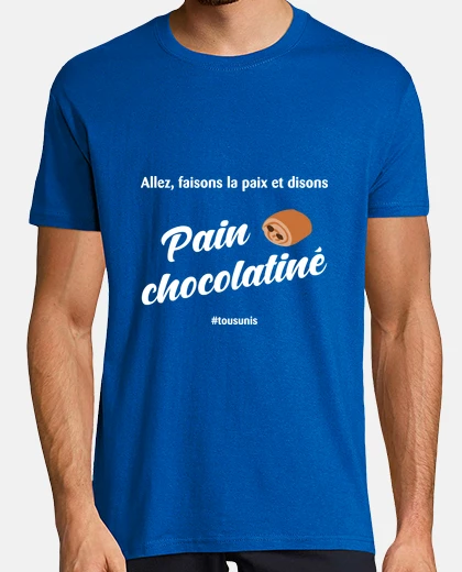 Tee-shirt pain chocolatiné