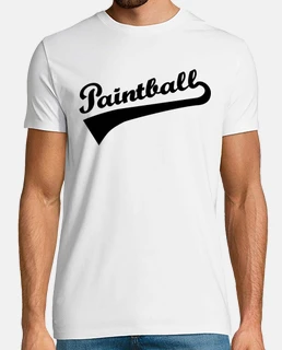 Emblema De Paintball Del Vintage Del Color Ilustración del Vector Emblema De Paintball Del Vintage Del Color Ilustración del Vector