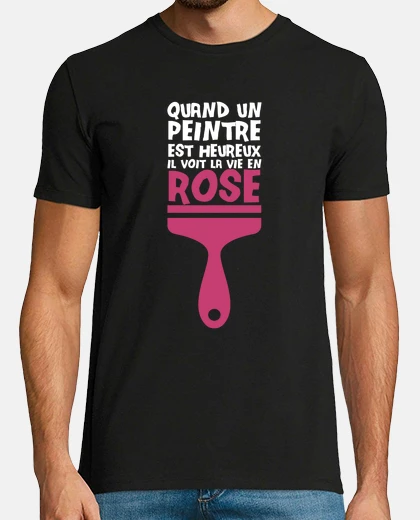 T-shirt painter construction site manager
