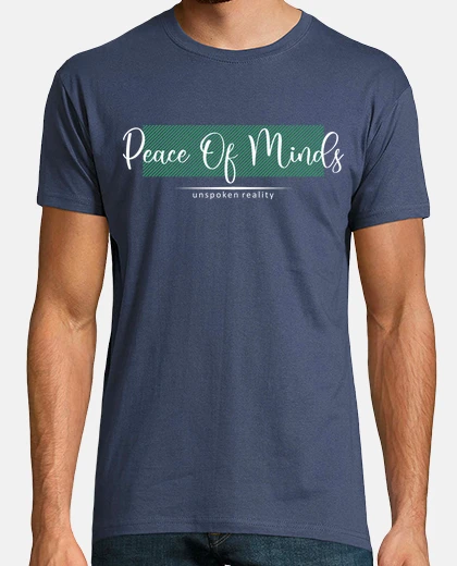 Tee-shirt Paix dans les pensées expression affirmation 