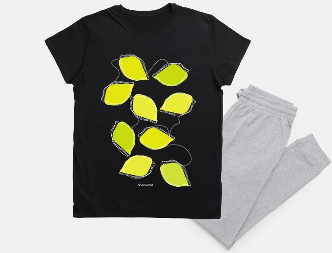 Pyjama pajamas lemons bl