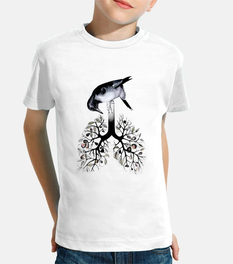 Ropa pájaro, flores, arbol y animales