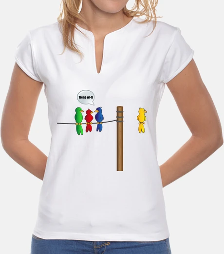 Camiseta Pájaro inalámbrico